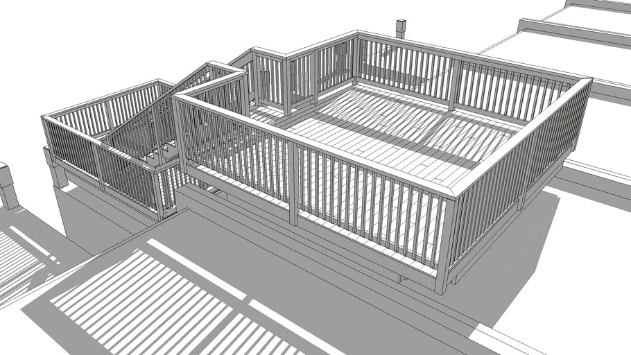SDI Roof top deck 3d model