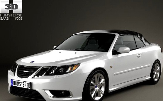 Saab 93 convertible 2008 3D Model