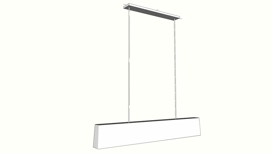 LUMINÁRIA PENDENTE RETANGULAR