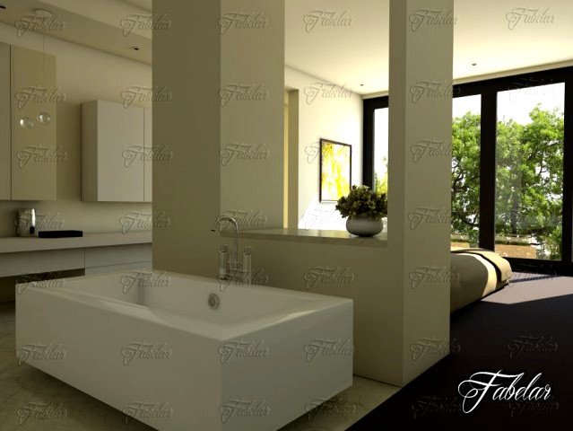 Bedroom 06 3D Model