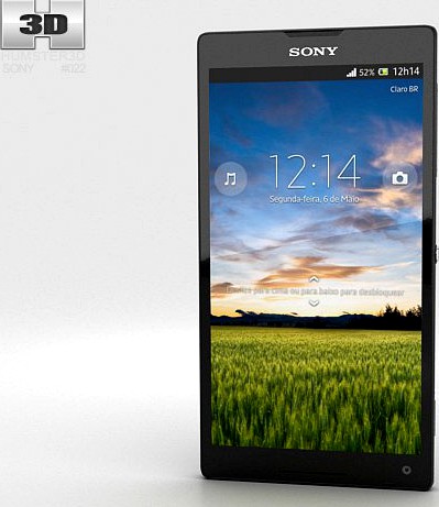 Sony Xperia ZL ZQ 3D Model