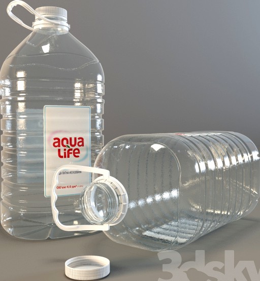 6 liter bottle of water &amp;quot;AQUA LIFE&amp;quot;