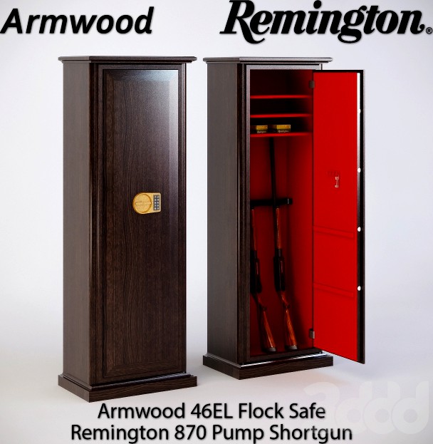 Armwood 46EL Flock &amp; Remington 870 Pump Shortgun
