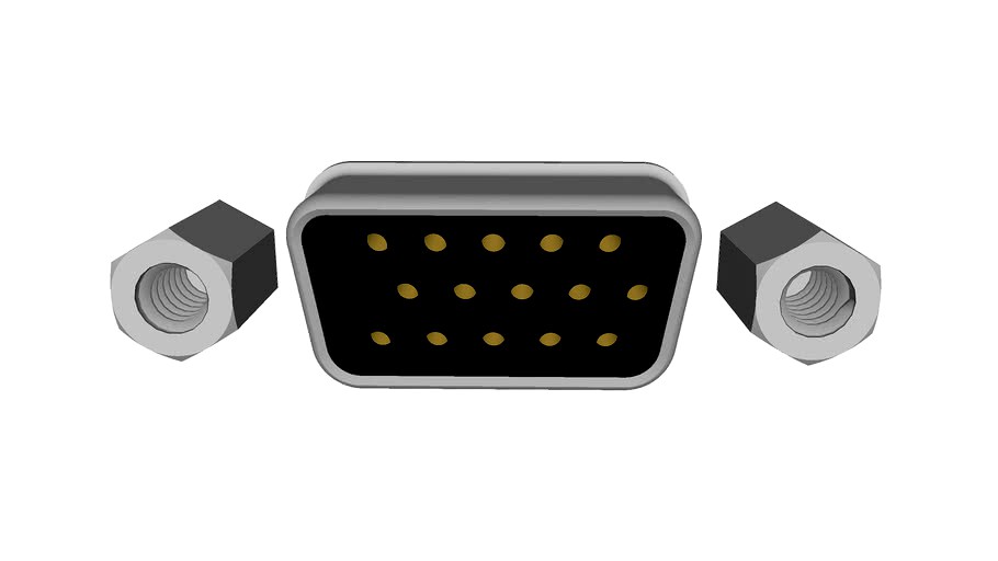 D-Sub DE15 Socket (VGA Port)