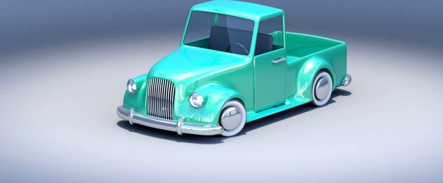 Toycar PickUp 3D Model