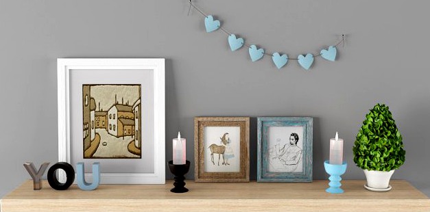 Decoration Set 3D Model
