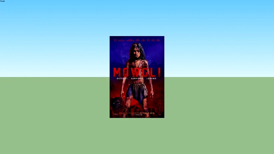 Mowgli 2019 Netflix - One Sheet Movie Poster 27X40 Double Sided (unframed)