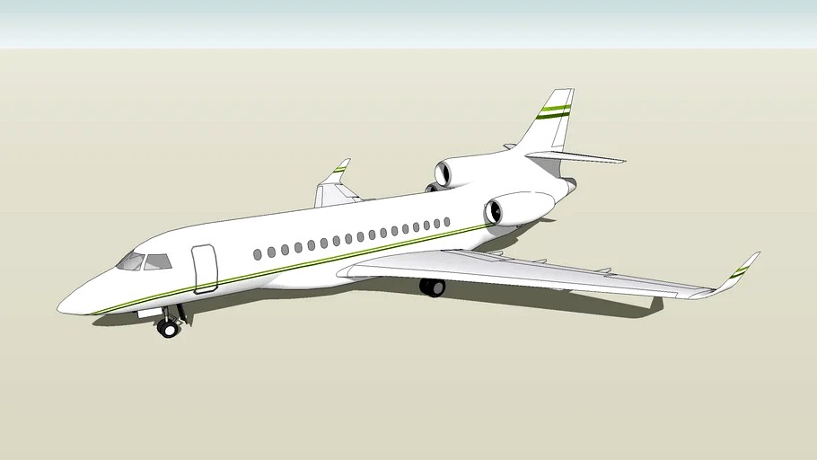 Private Jet Dassault Falcon 8X with Charter Livery