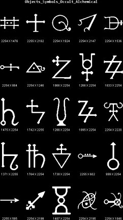 Objects Symbols Occult Alchemical 3D Model