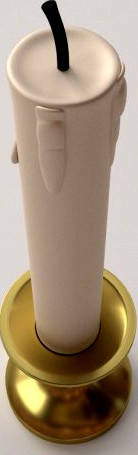 Candle 3D Model