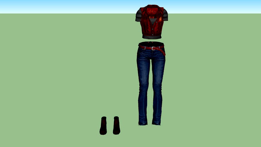 Resident Evil Code Veronica - Claire Redfield kleidung