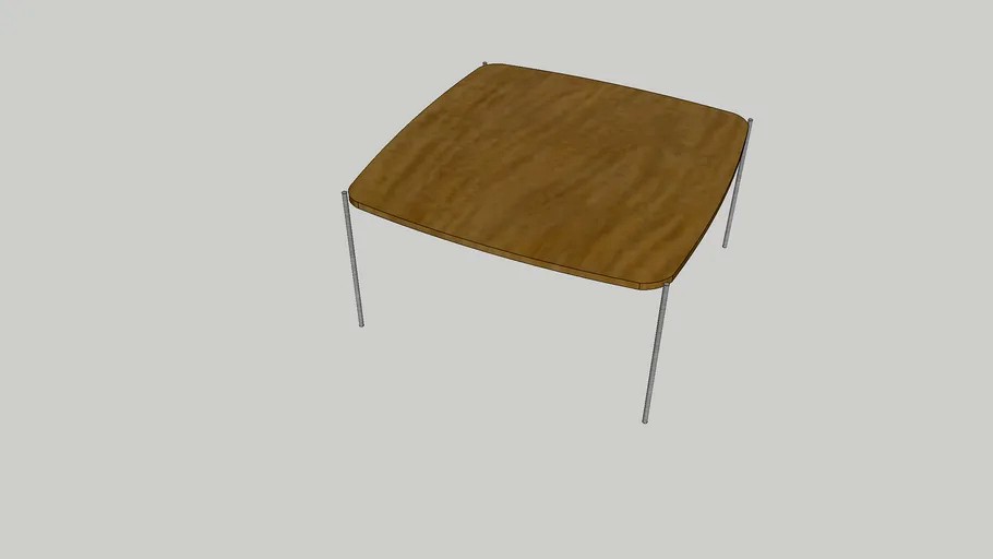 Coffee table Rio 4942.1776 squared santana oak 83x83x42 Venjakob GHD