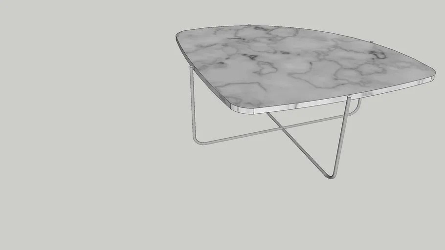 Coffee Table 4903-1734 Marble Carara (Triangle) 70/70/35 Venjakob GHD