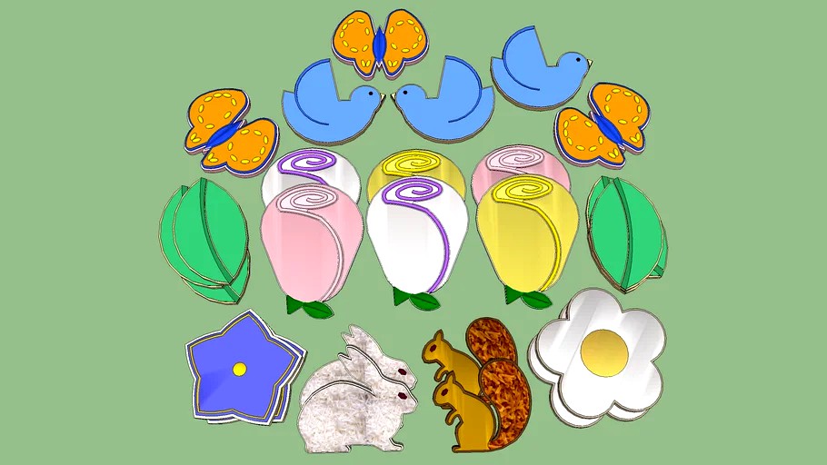 garden cookie assortment