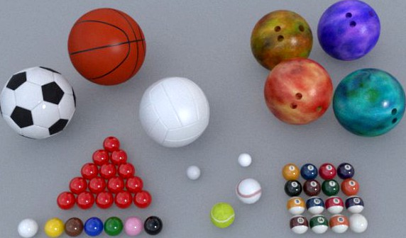 Ball Sports Pack 3D Model