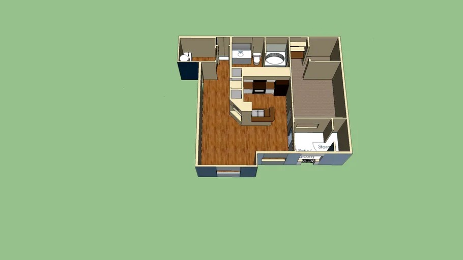 Solis At Arrowhead Towne Center 1-Bedroom apartment - Standard floor plan arrangement