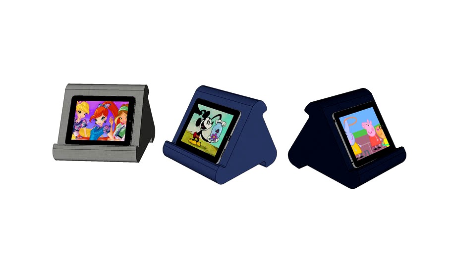 Flippy Multi-Angle Soft Pillow Lap Stand for iPads, Tablets, eReaders, Smartphones, Books, Magazines