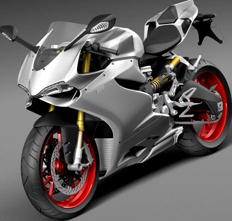 Ducati 899 Panigale 2015 3D Model