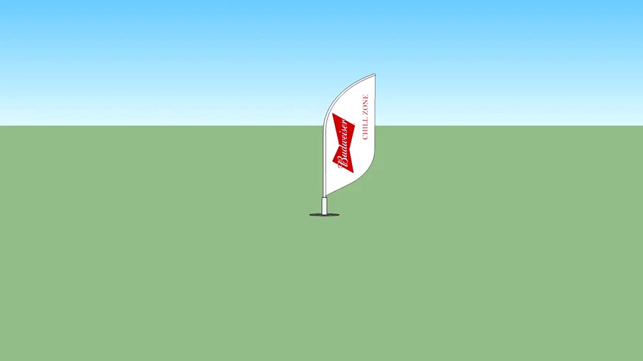 budweiser flag