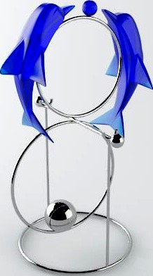 Souvenir pendulum Dolphin