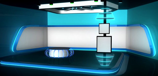 News Room Studio 3D Model