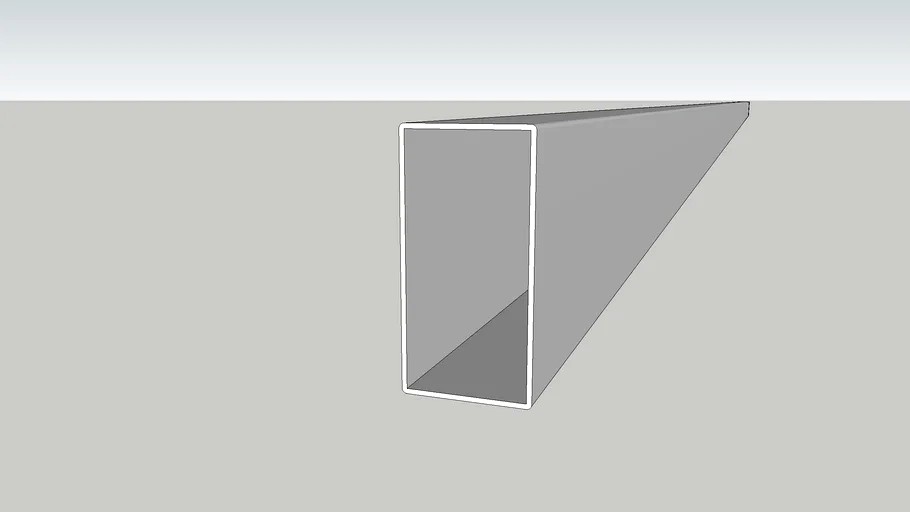 PERFIL RETANGULAR 2'x1'