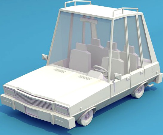 Family Car 3D Model