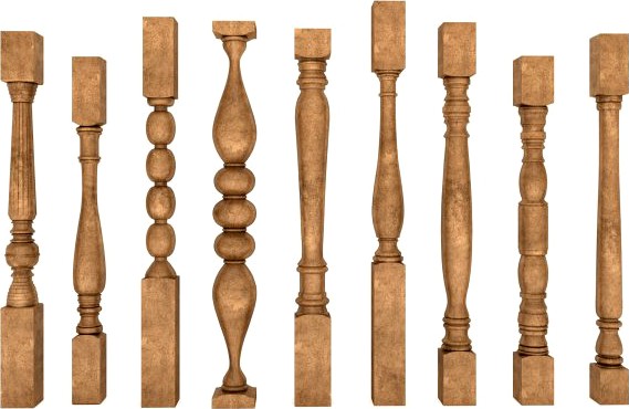 Balusters 3D Model