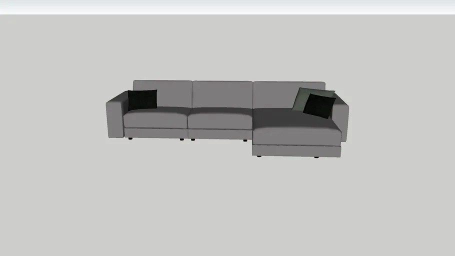 Sofa High End 350x150 3C GHD