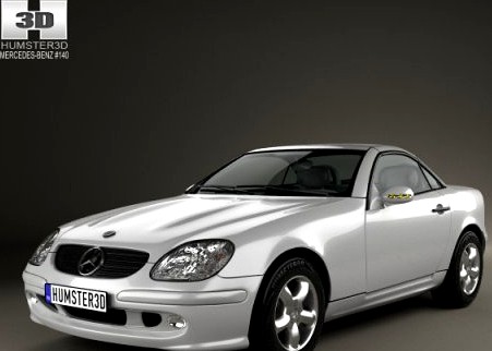 Mercedes-Benz SLK-class 2000 3D Model