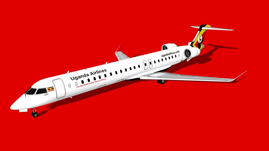 Uganda Airlines Bombardier CRJ900ER (Canadair CL-600-2D24)