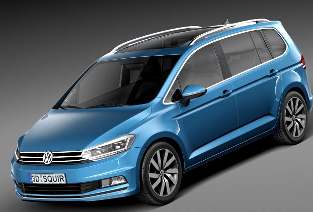 Volkswagen Touran 2016 3D Model