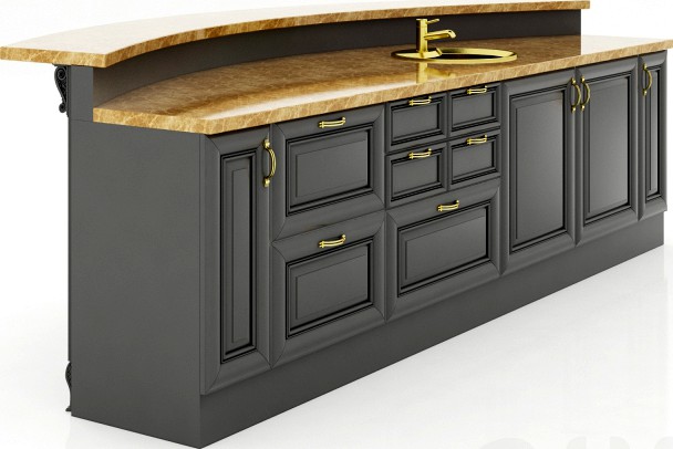 классический кухонный остров