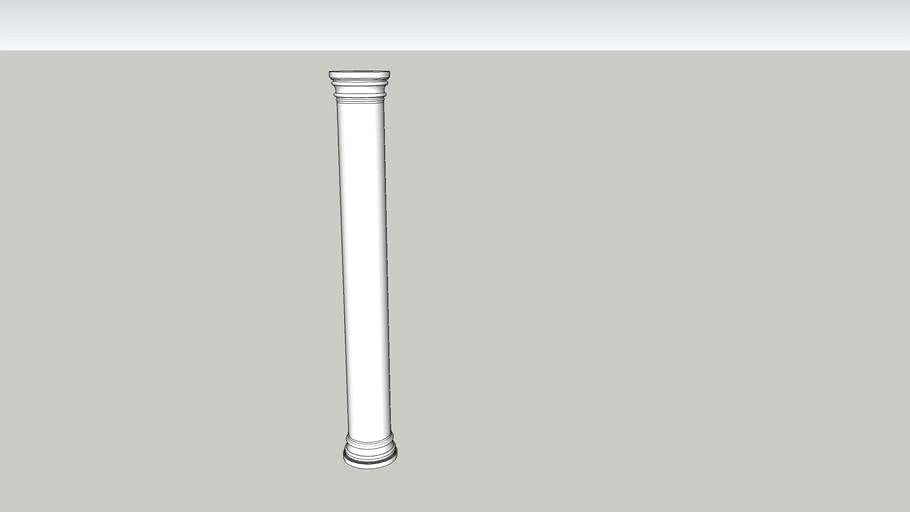 Round column/pillar with round base