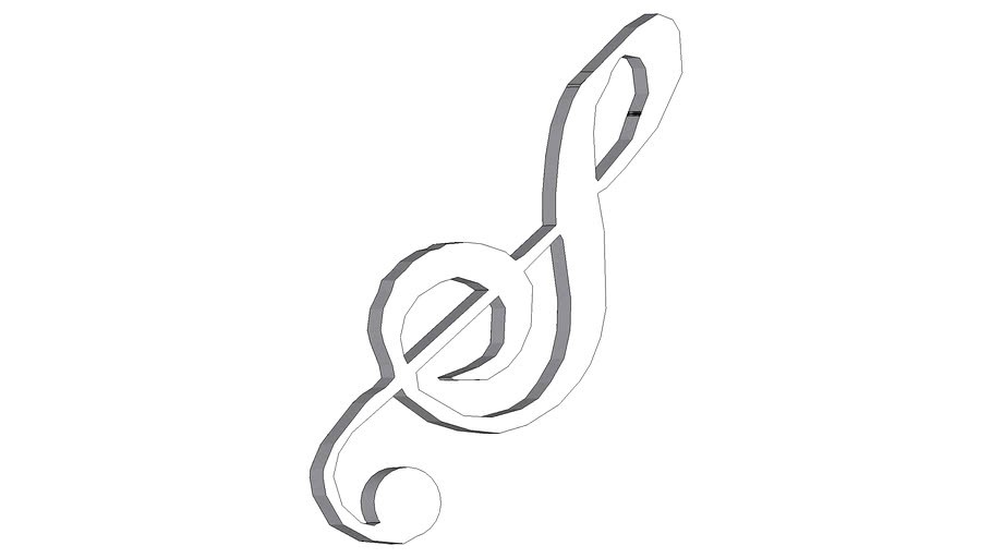 treble clef chunky
