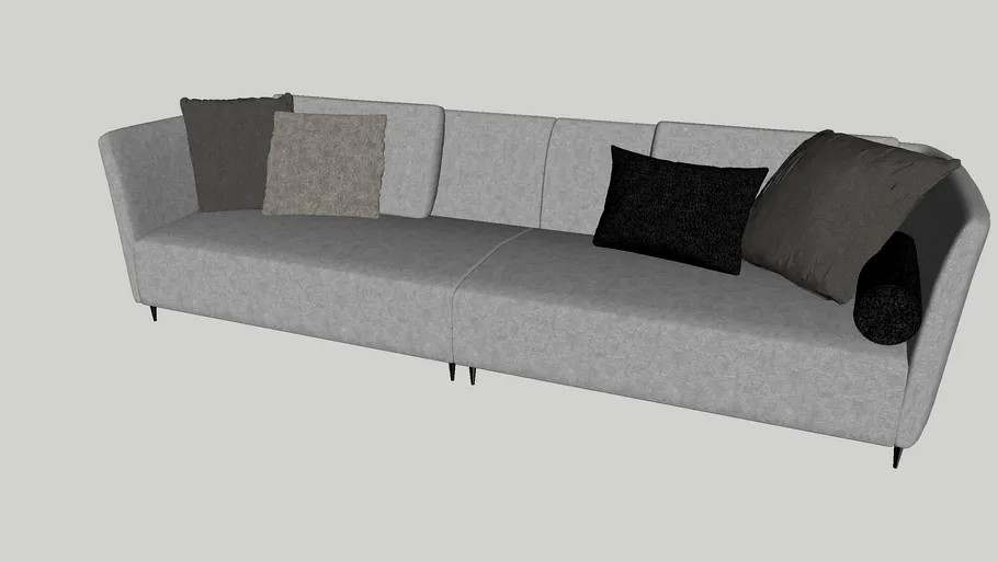 Sofa Cascara 1,5ALmed - 1,5ARmed low back 274x102 3C GHD