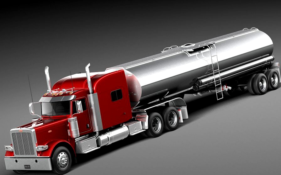 Peterbilt 389 Sleeper Cab Tanker 20153d model