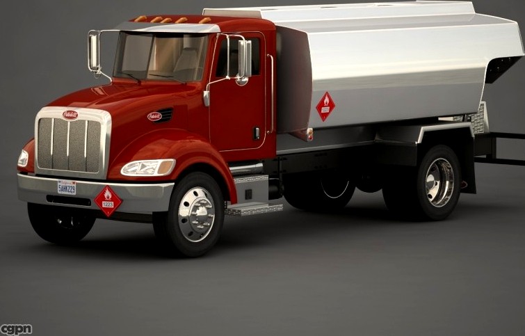 Peterbilt Fuel Tanker Truck3d model