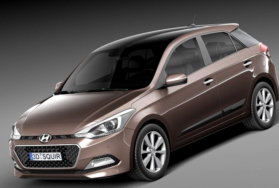 Hyundai i20 20153d model