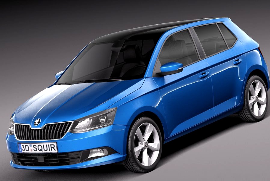 Skoda Fabia 20153d model