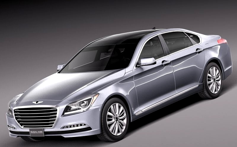 Hyundai Genesis 20153d model