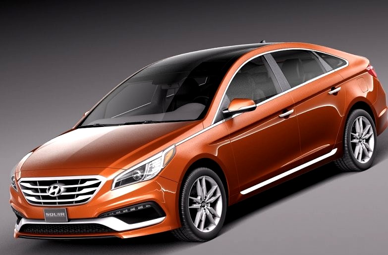 Hyundai Sonata 20153d model