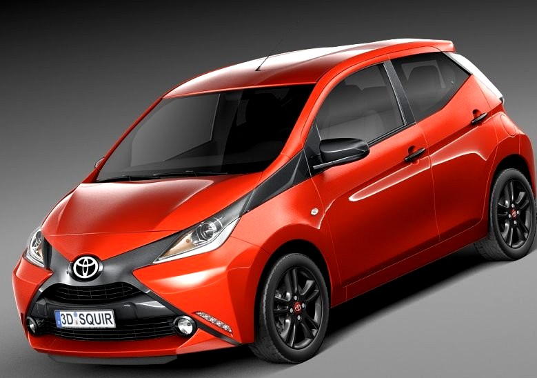 Toyota Aygo 20153d model