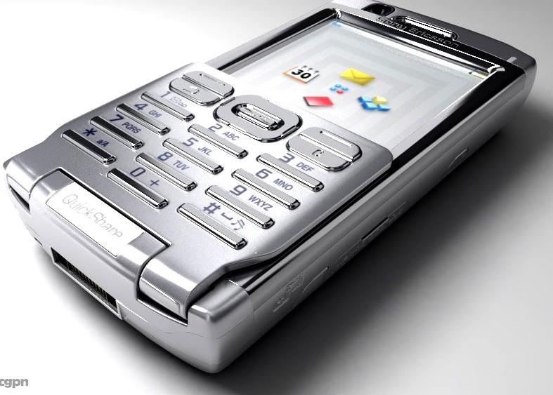 Sony Ericsson P990 mobile phone (smartphone)3d model