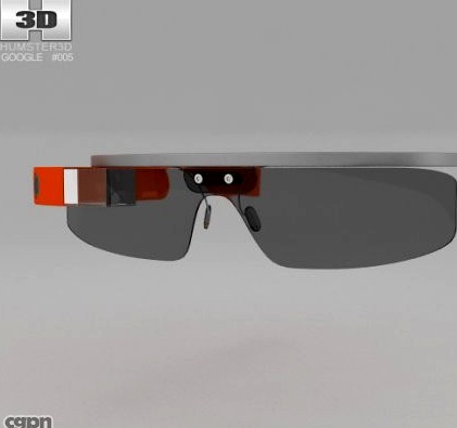 Google Glass3d model