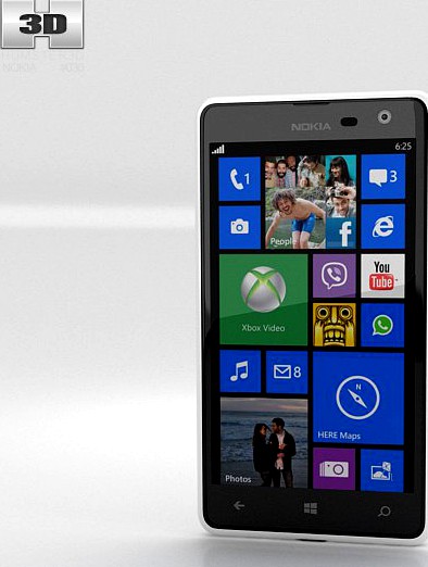 Nokia Lumia 6253d model