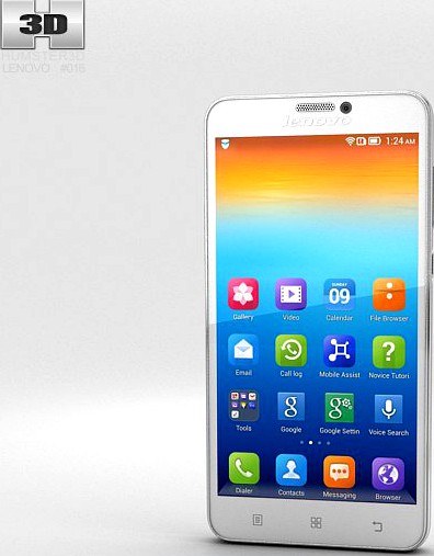 Lenovo S850 White3d model