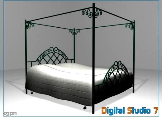 Canopy Bed3d model