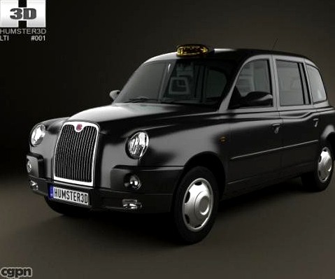 LTI TX4 London Taxi3d model