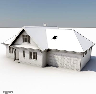 Two Story House 113d model